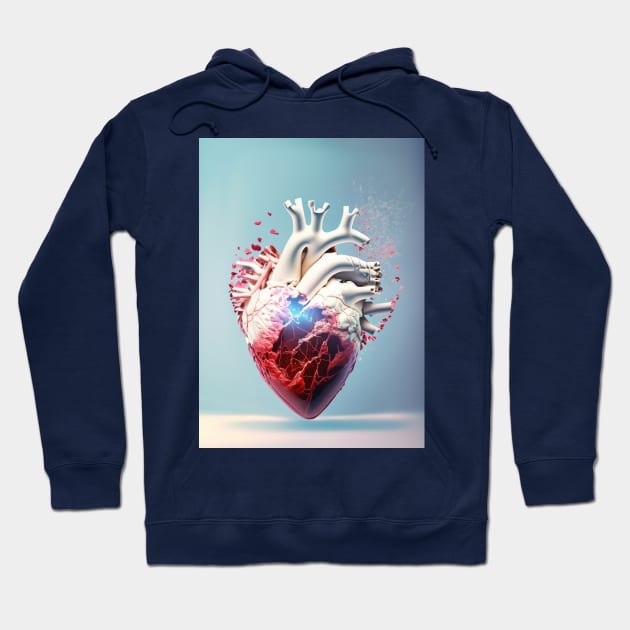 broken heart Hoodie by psychoshadow